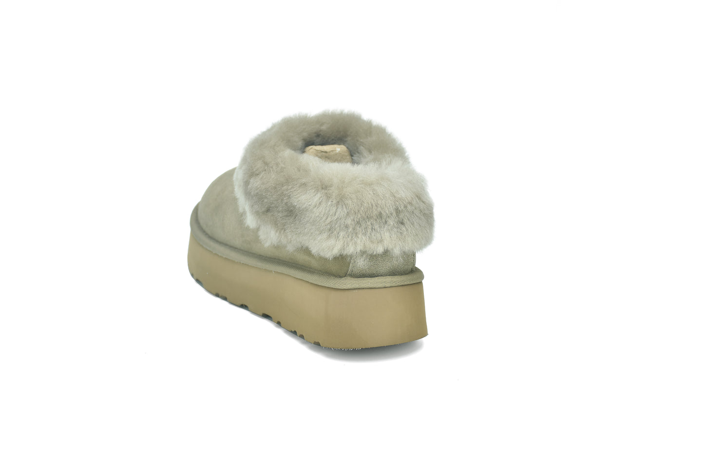 ES5839 UGG Slippers Whole Shearling Sheepskin Wool Ankle Homey Platform